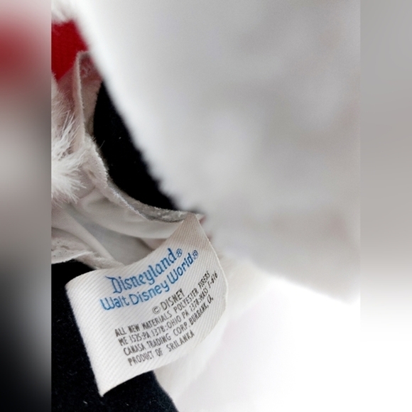 Vintage Minnie Mouse Plush Toy~Mouseketoys "Santa Minnie" Stuffed Tag‎ - Picture 3 of 6